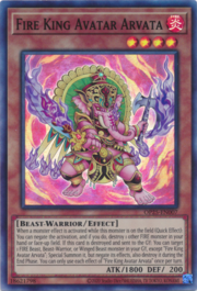 Fire King Avatar Arvata · Super Rare 007