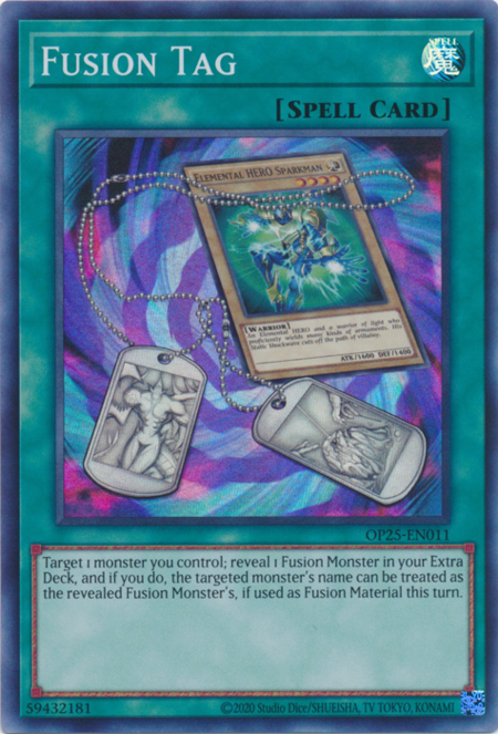 Fusione Targhetta Card Front