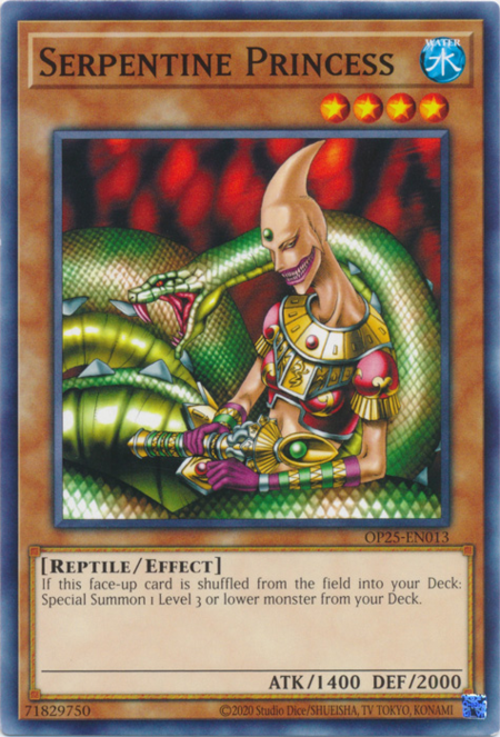Principessa Serpentina Card Front