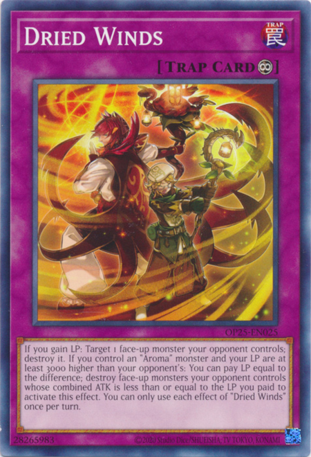 Dried Winds Card Front