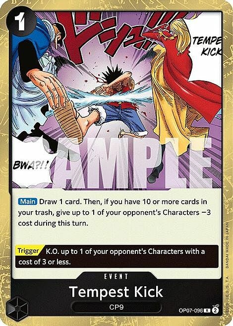 Tempest Kick Card Front