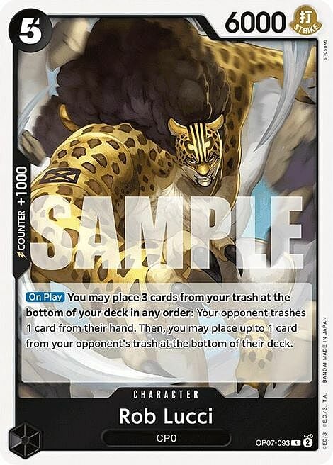 Rob Lucci Card Front