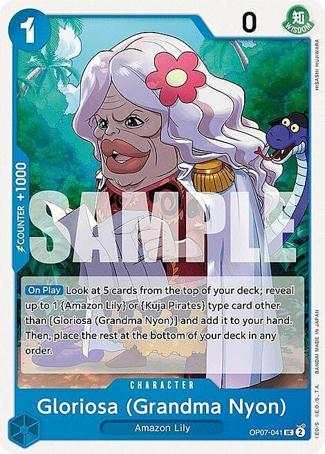 Gloriosa (Grandma Nyon) Card Front