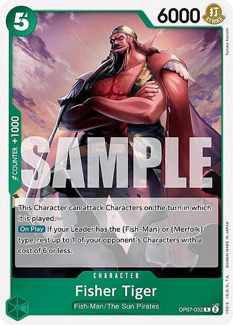 Fisher Tiger Card Front