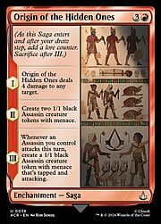 Origin of the Hidden Ones 036