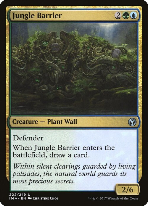 Jungle Barrier Card Front
