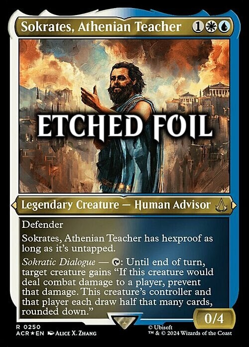 Sokrates, Athenian Teacher Card Front