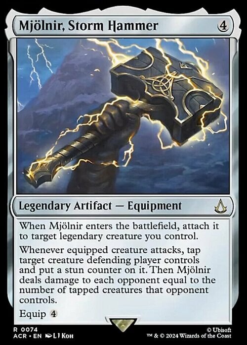 Mjölnir, Storm Hammer Card Front