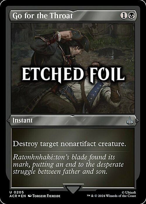 Go for the Throat Card Front