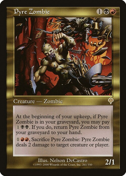 Zombie della Pira Card Front