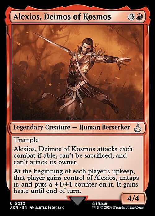 Alexios, Deimos of Kosmos Card Front