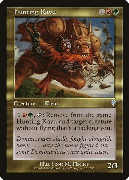Hunting Kavu Card Front