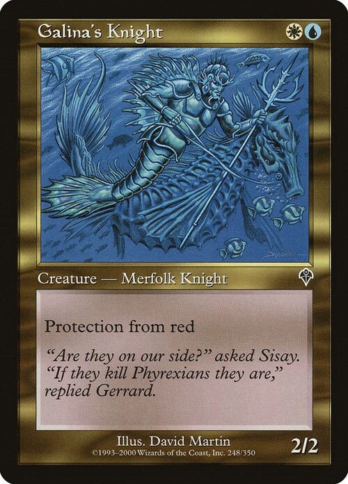 Galina's Knight Card Front