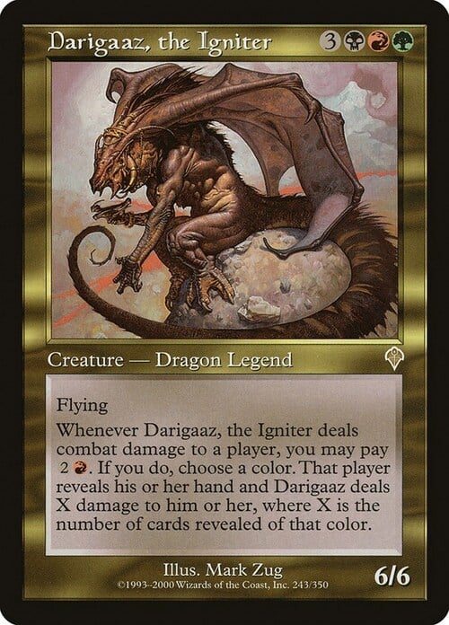 Darigaaz, the Igniter Card Front