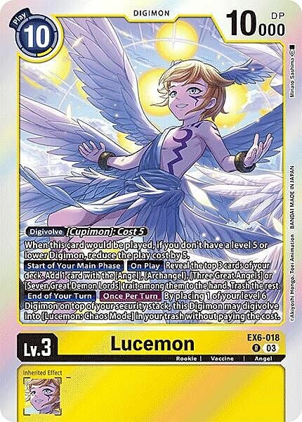 Lucemon Card Front