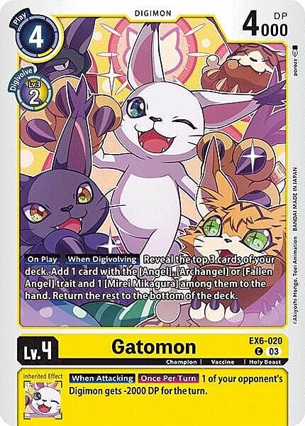 Gatomon Card Front