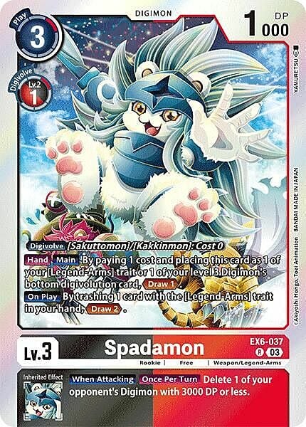 Spadamon Card Front
