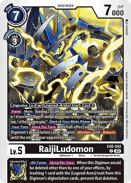 RaijiLudomon Card Front