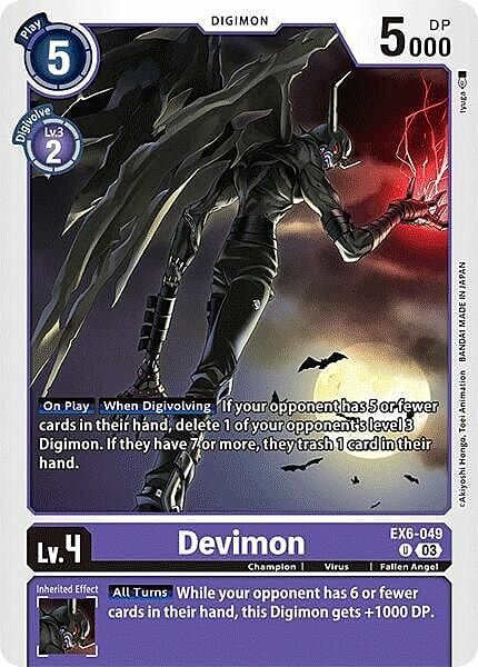Devimon Card Front