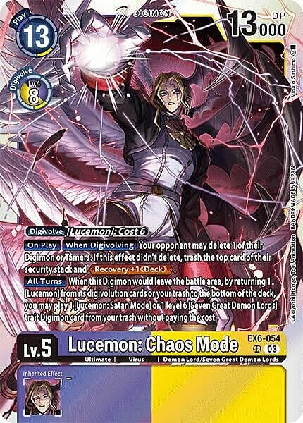 Lucemon: Chaos Mode Frente
