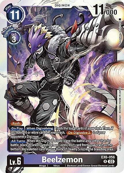 Beelzemon Card Front