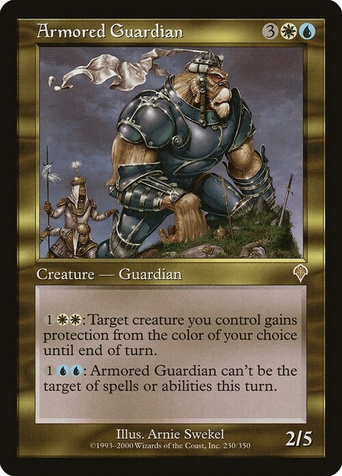 Armored Guardian Card Front