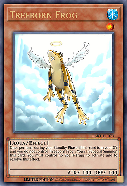 Treeborn Frog Card Front