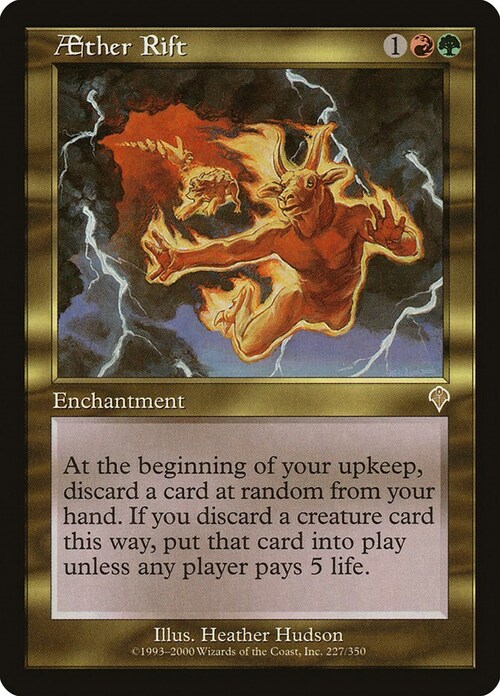 Aether Rift Card Front