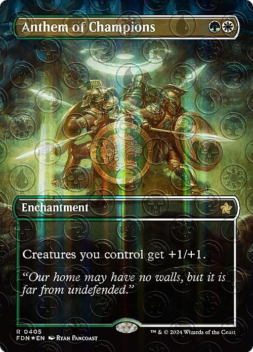 Anthem of Champions Card Front