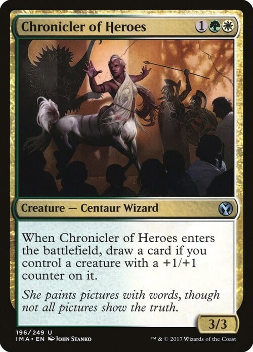 Chronicler of Heroes Card Front