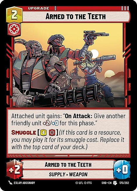 Armed to the Teeth Card Front