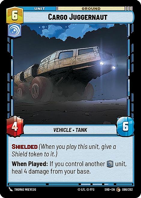 Cargo Juggernaut Card Front