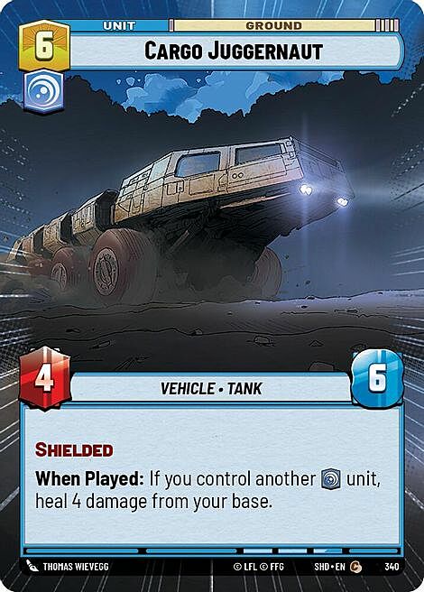 Cargo Juggernaut Card Front
