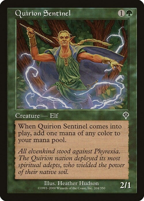 Quirion Sentinel Card Front