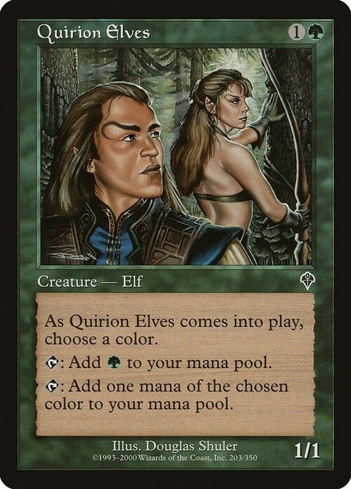 Quirion Elves Card Front