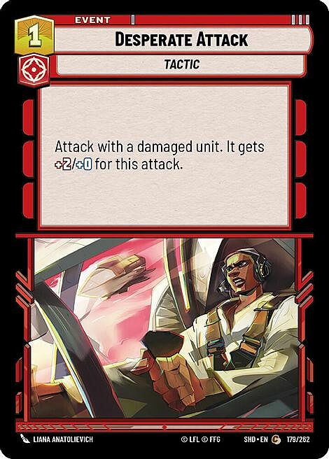 Desperate Attack Card Front