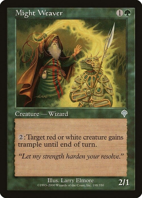 Might Weaver Card Front