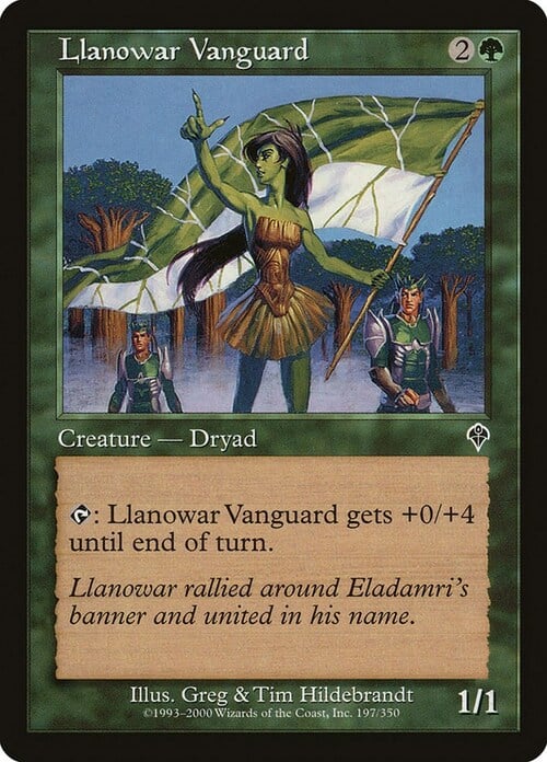 Llanowar Vanguard Card Front