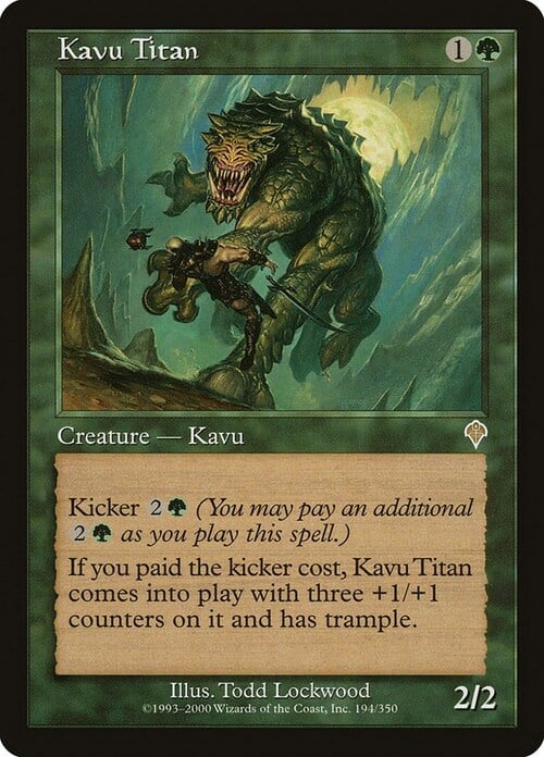 Kavu Titan Card Front
