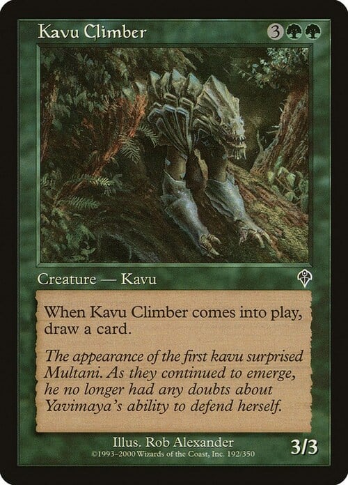 Kavu Climber Card Front