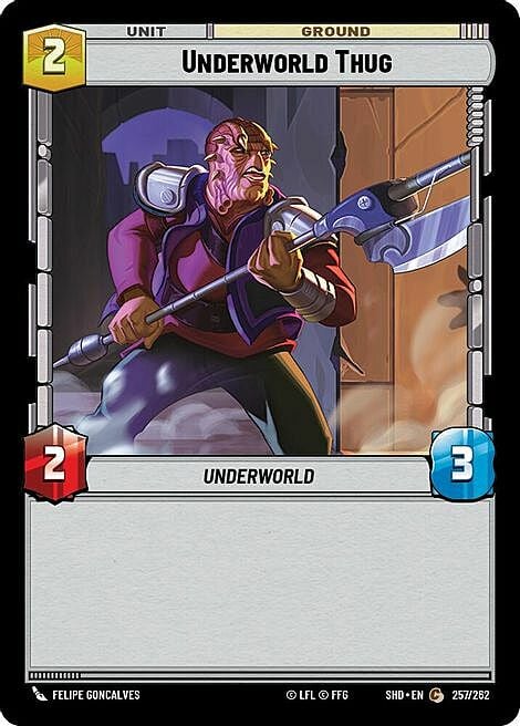 Underworld Thug Card Front