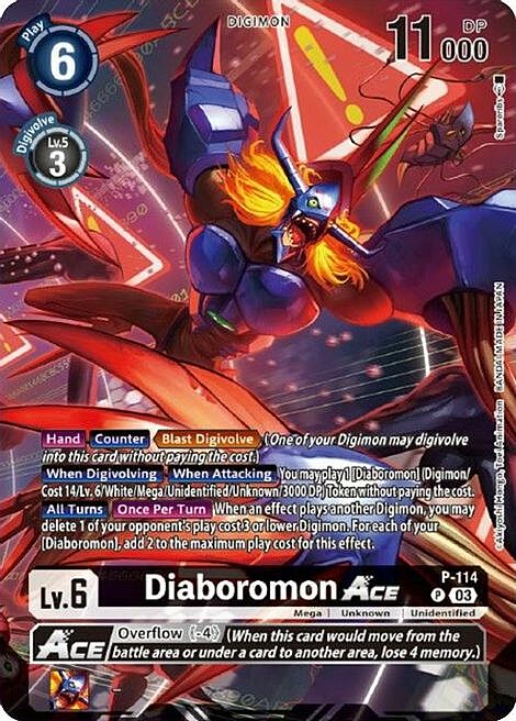 Diaboromon ACE Card Front