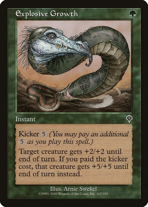 Explosive Growth Card Front