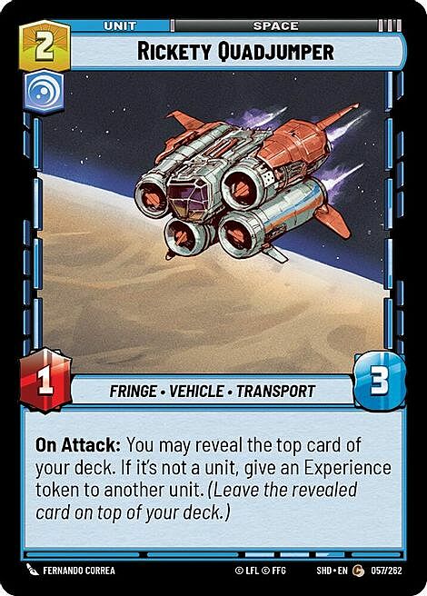 Rickety Quadjumper Card Front