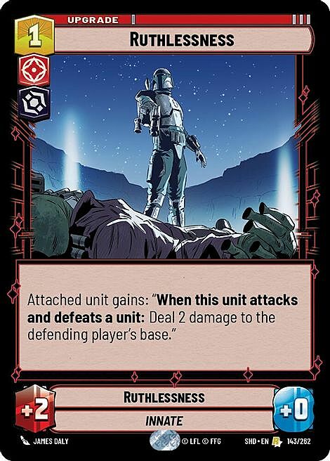 Ruthlessness Card Front