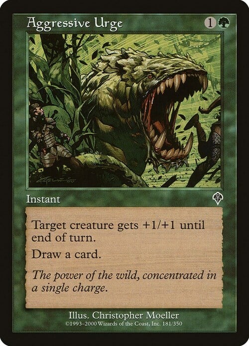 Aggressive Urge Card Front