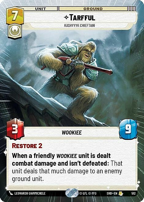 Tarfful - Kashyyyk Chieftain Card Front