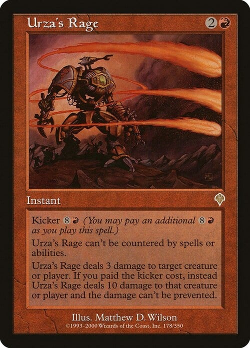 Urza's Rage Card Front