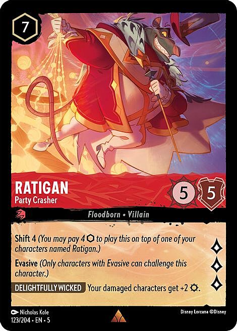 Ratigan - Party Crasher Card Front