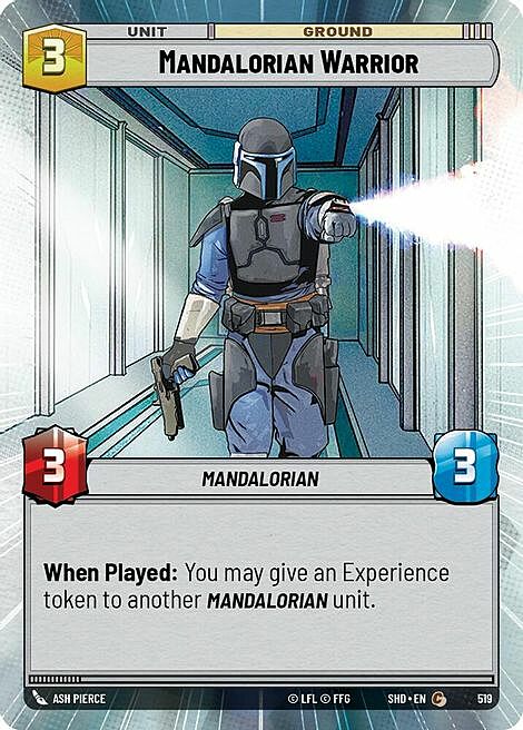 Mandalorian Warrior Card Front
